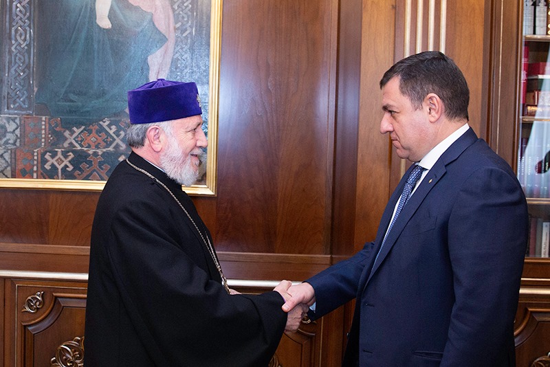 Գարեգին Բ-ն Մայր Աթոռում ընդունել է ԲԴԽ նախագահին