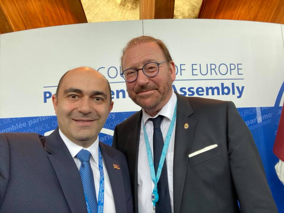 ԵԽԽՎ նախագահ ընտրվեց իմ լավ ընկեր Ռիկ Դամսը. Էդմոն Մարուքյան