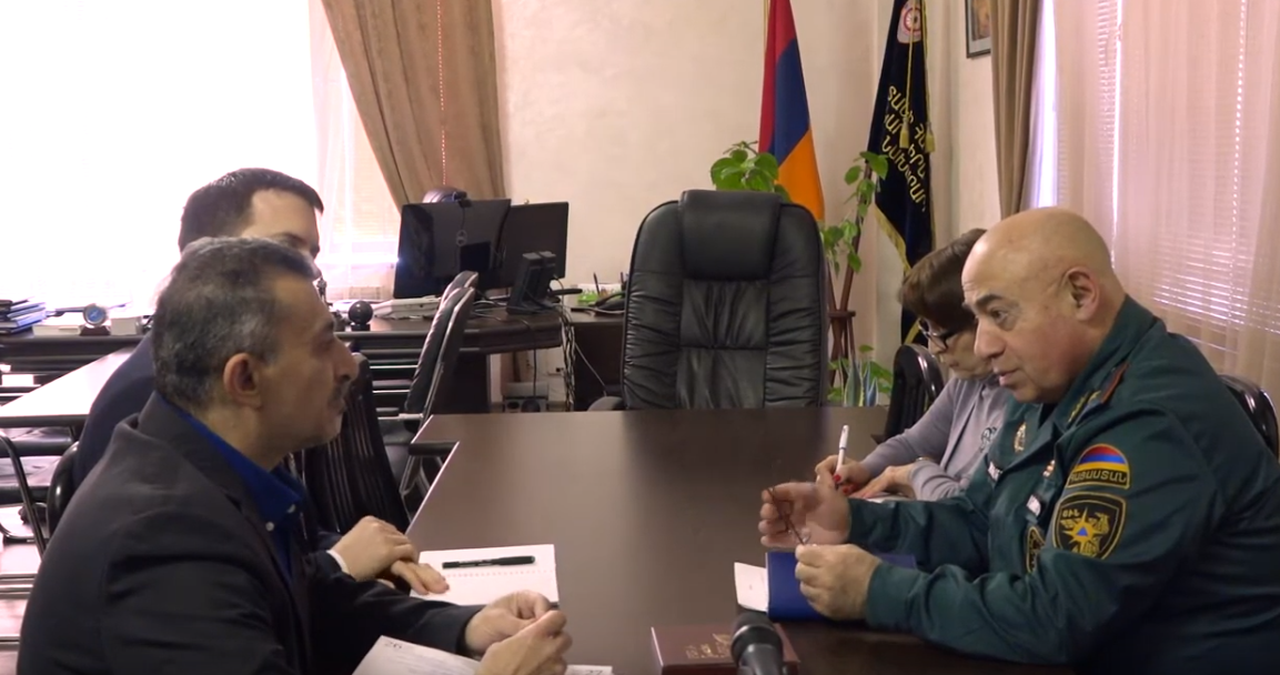 Փրկարար ծառայության տնօրենն ընդունել է Շվեյցարիայի դեսպանատան անվտանգության գծով խորհրդականին
