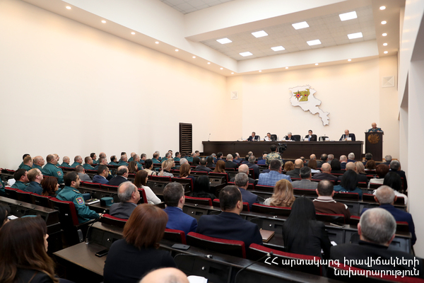Կոլեգիայի նիստ ՀՀ ԱԻՆ-ում. բոլոր լավ աշխատակիցները գնահատվելու և խրախուսվելու են
