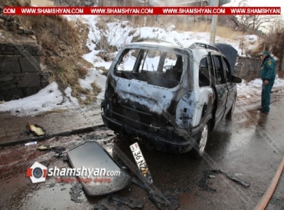 Ավտովթար-հրդեհ Թբիլիսյան խճուղում