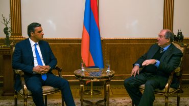 Արմեն Սարգսյանն ընդունել է Հայաստանի ՄԻՊ Արման Թաթոյանին
