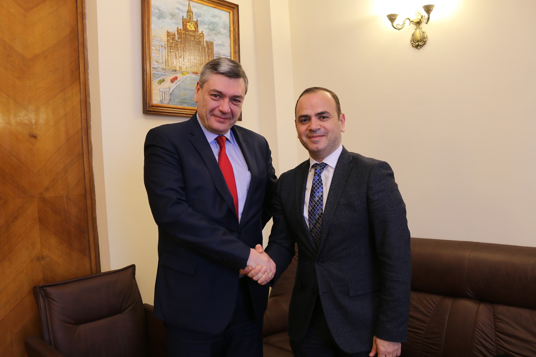 Զարեհ Սինանյանը հանդիպել է ՌԴ ԱԳ նախարարի տեղակալ Անդրեյ Ռուդենկոյի հետ