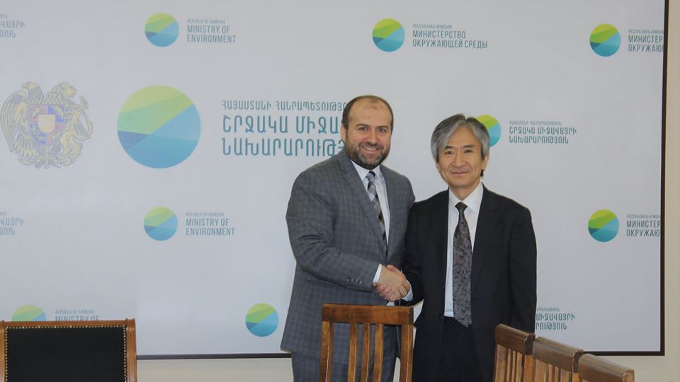 Էրիկ Գրիգորյանն ընդունել է Հայաստանում Ճապոնիայի դեսպանին