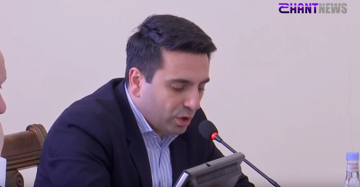 Ալեն Սիմոնյանն առաջարկել է փոփոխություն կատարել «Օտարերկրացիների մասին» օրենքում