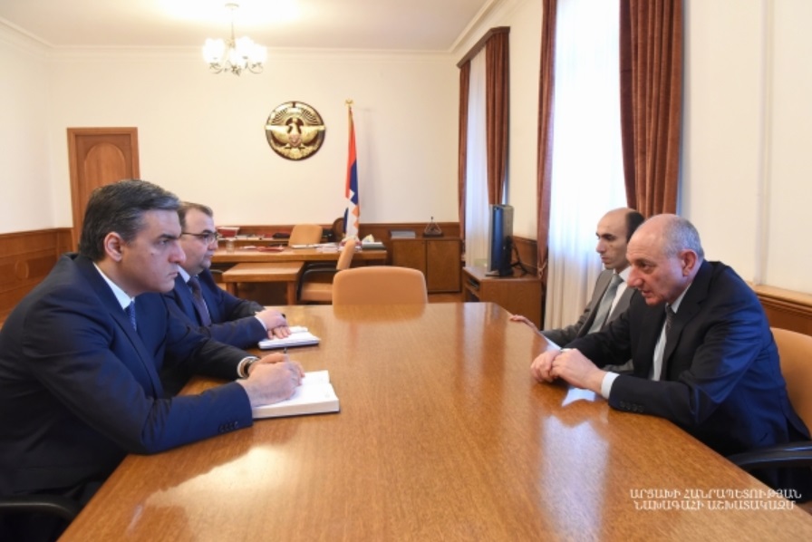 Բակո Սահակյանն ընդունել է ՀՀ մարդու իրավունքների պաշտպան Արման Թաթոյանին