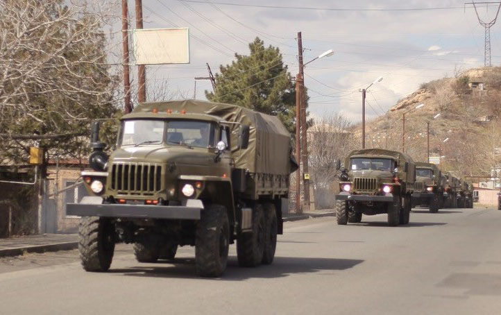 1-ին և 4-րդ զորամիավորումներում անցկացվել են մեքենավարման գործնական պարապմունքներ