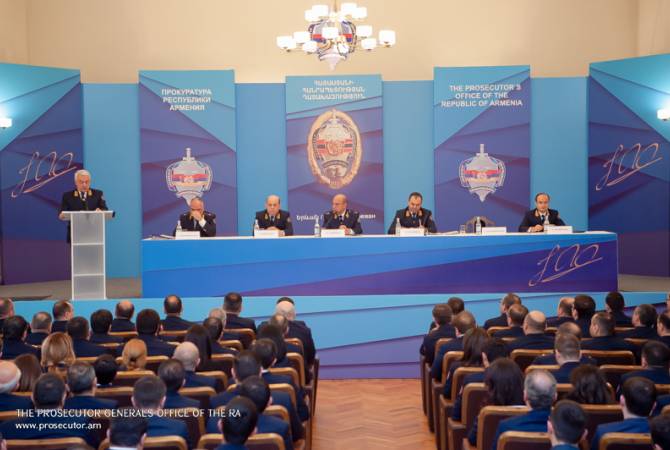 Գլխավոր դատախազությունում կայացել է 2019թ. գործունեության ամփոփմանը նվիրված կոլեգիայի ընդլայնված նիստ