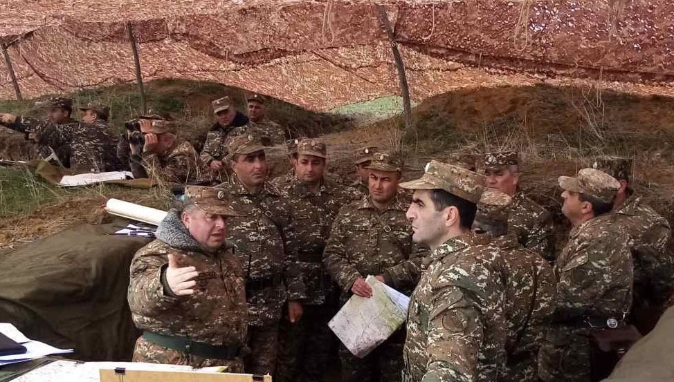 1-ին զորամիավորումում անցկացվել են կրակի կառավարման մարզումներ