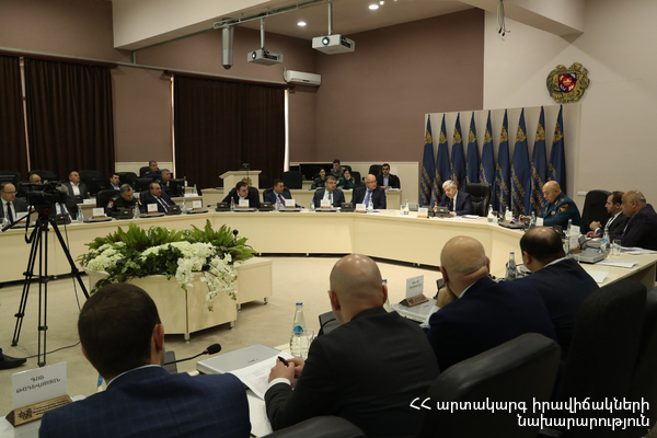 ԱԻ նախարարությունում գումարվել է օպերատիվ շտաբի հերթական նիստը