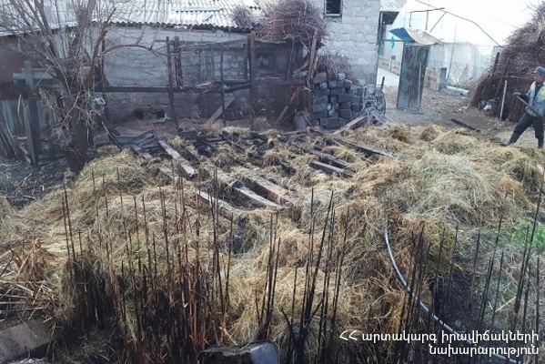 Հրդեհ Հովտաշեն գյուղում