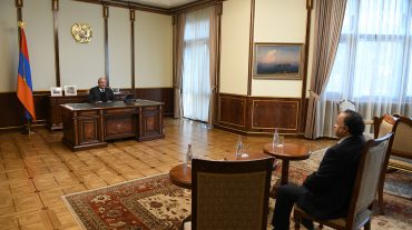 Համագործակցություն կորոնավիրուսի դեմ պայքարում. Արմեն Սարգսյանն ընդունել է ԱՄԷ դեսպանին