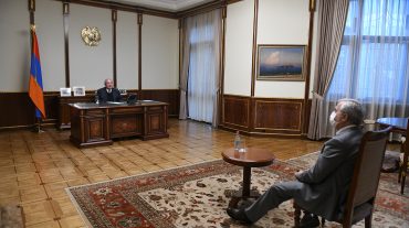 Արմեն Սարգսյանն ընդունել է Անդրանիկ Քոչարյանին