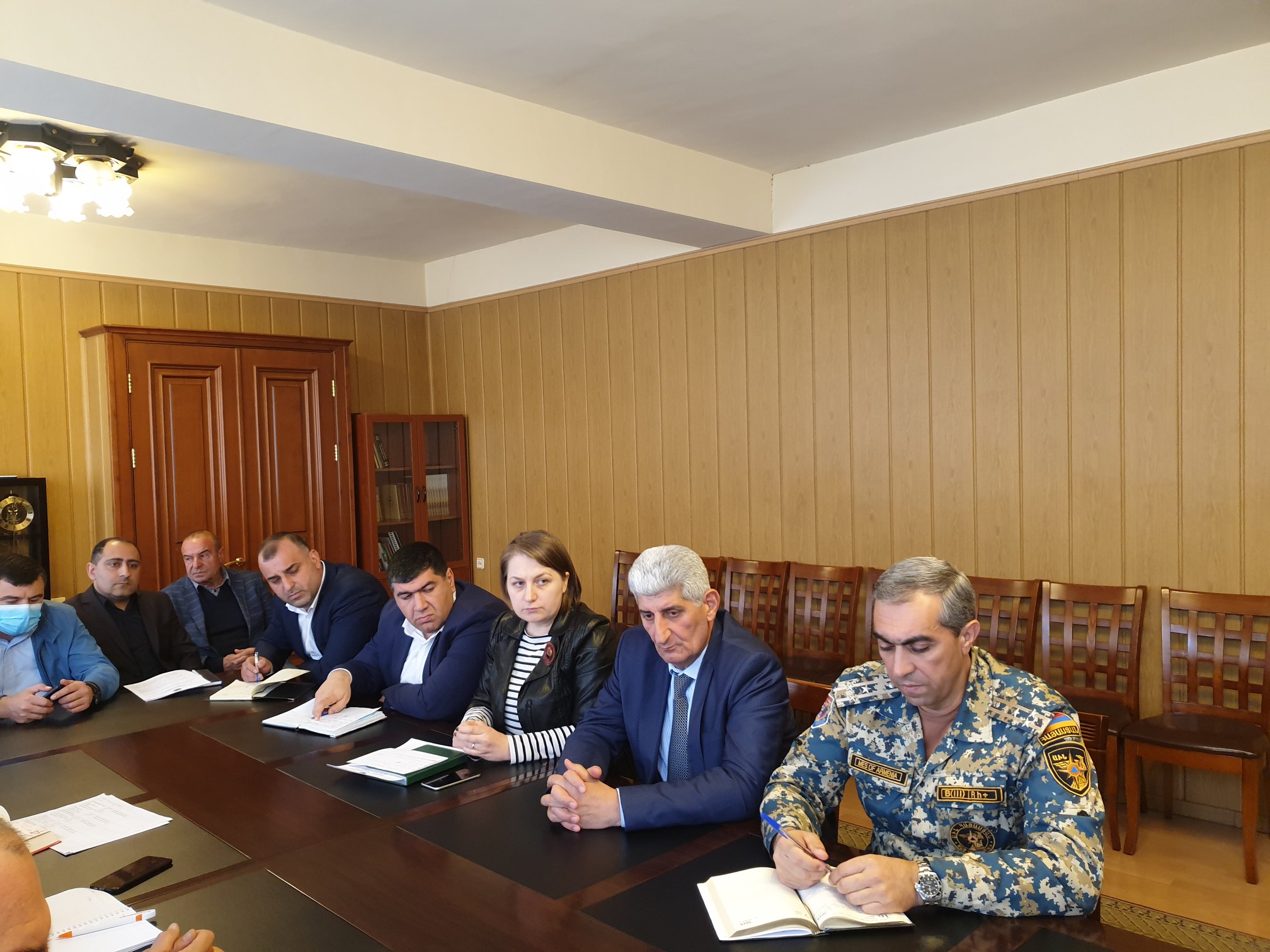 Արարատի մարզպետարանում տեղի է ունեցել օպերատիվ շտաբի աշխատանքային նիստ