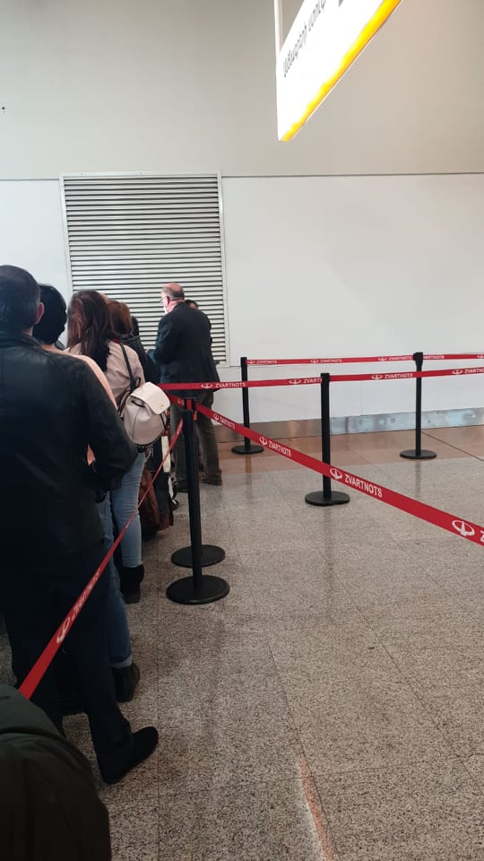Արտակարգ իրավիճակ «Զվարթնոց»-ում Մոսկվա-Երևան չվերթի ժամանումից հետո