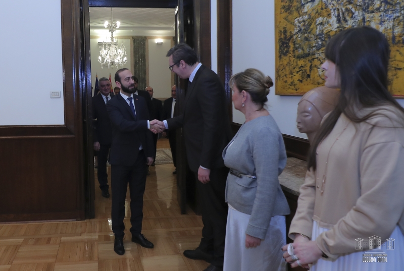Արարատ Միրզոյանի գլխավորած պատվիրակությունը հանդիպել է Սերբիայի նախագահի հետ