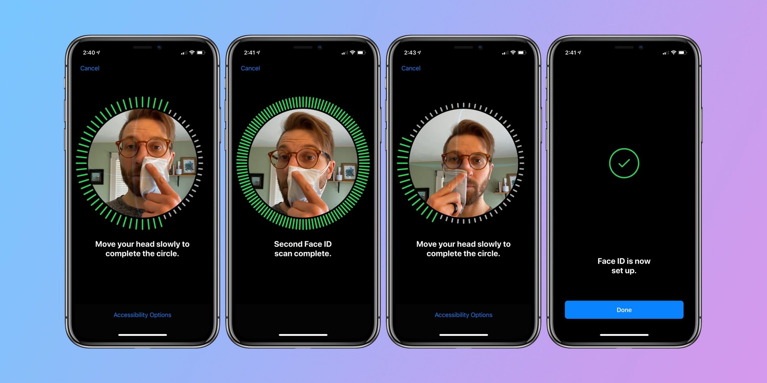 iPhone-ները սովորում են ճանաչել դիմակ կրող մարդկանց