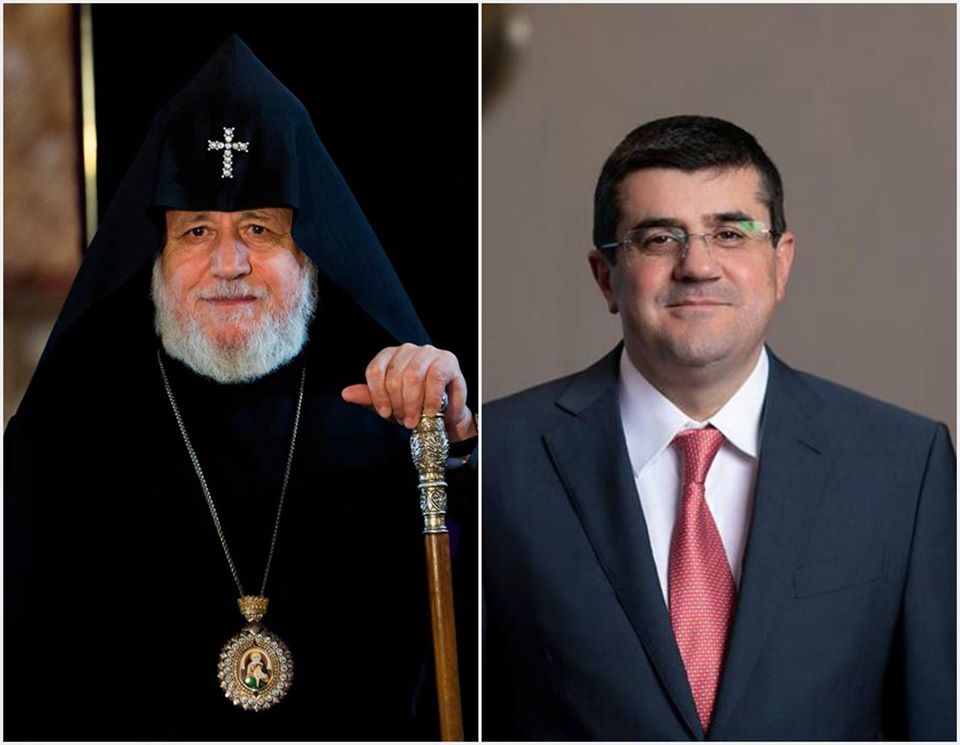 Մաղթում ենք, որ տիար Հարությունյանի նախագահության տարիներին առավել շենանա ու պայծառանա կյանքը Արցախում. Գարեգին Բ