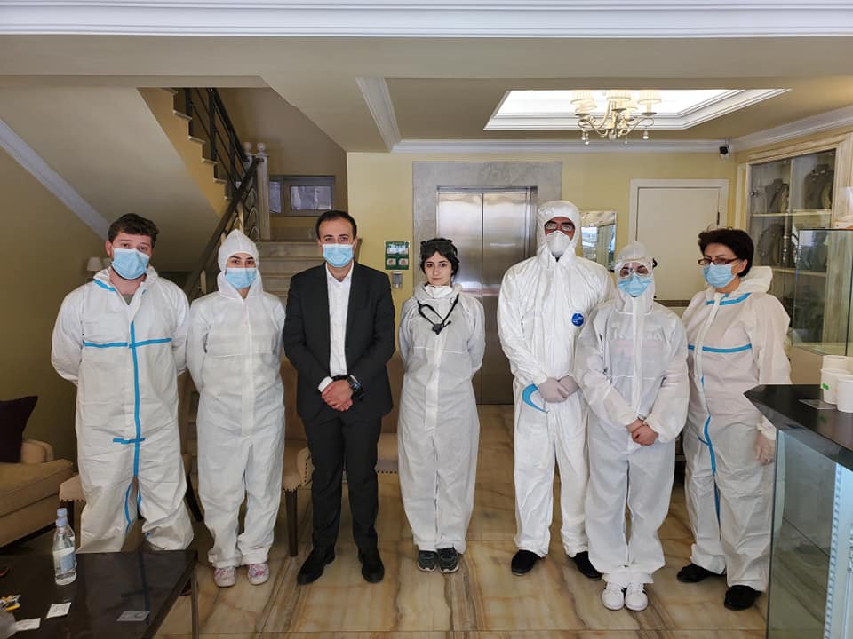 Արսեն Թորոսյանը շրջայց է կատարել Երևանի կենտրոնում տեղակայված կոնտակտավորների համար նախատեսված մեկուսարաններում