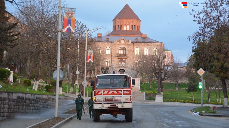 Արցախում ախտահանման աշխատանքները շարունակվում են
