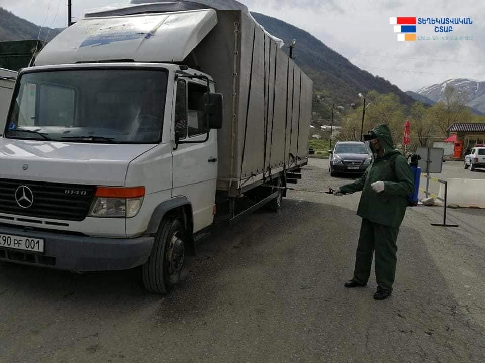 Ախտահանվել են Հայաստանից Արցախ մուտք գործած տրանսպորտային միջոցները