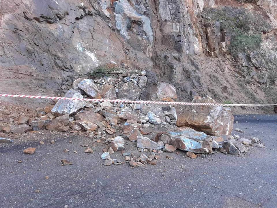 Քարաթափում Ջերմուկ-Վայք ավտոճանապարհին