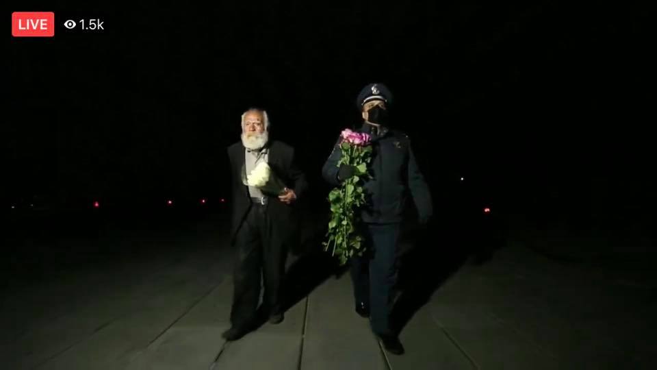 82-ամյա Արտուշ պապը Ծիծեռնակաբերդի հուշահամալիրում է