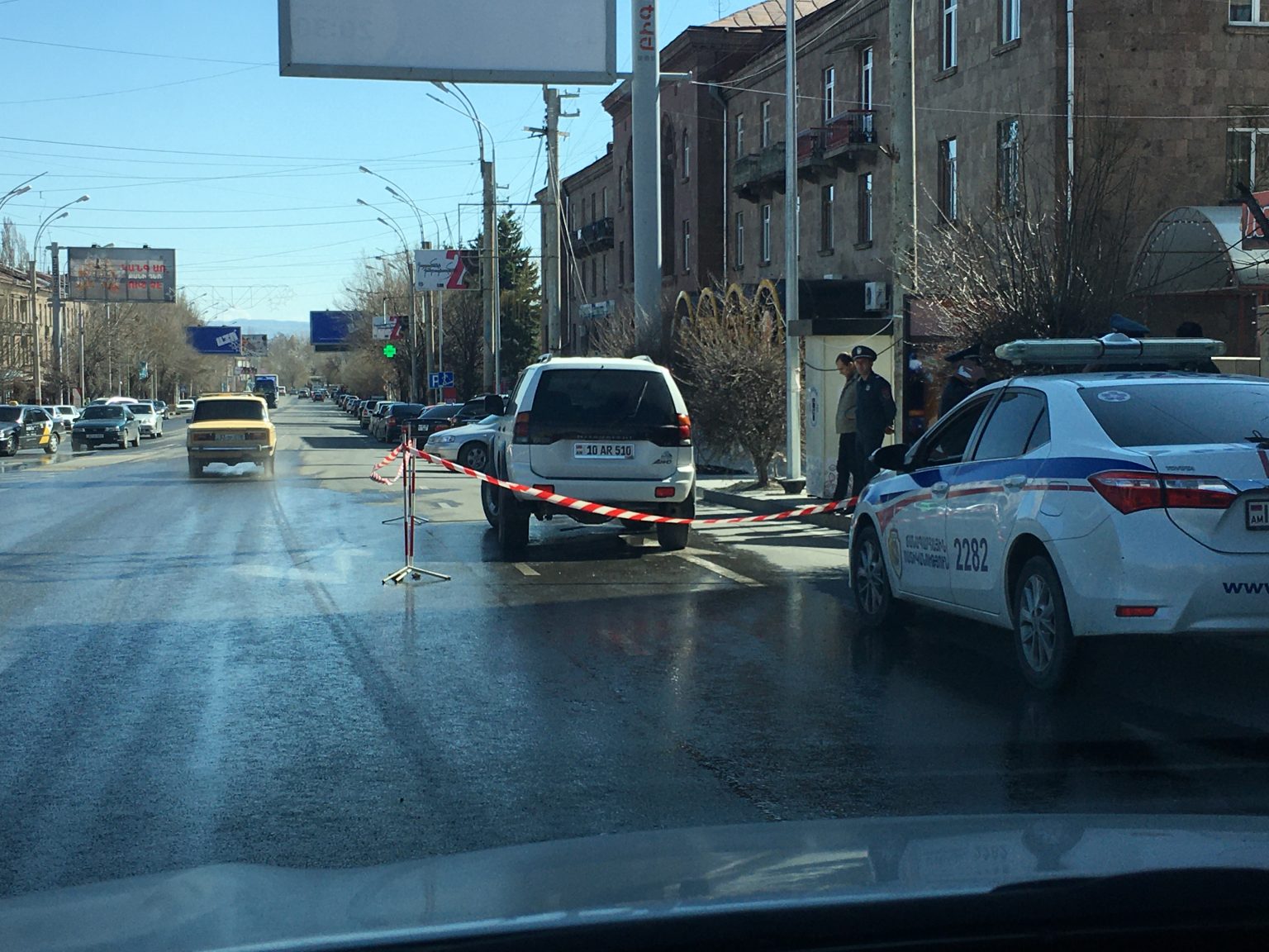 Շիրակի մարզի բնակիչը կալանավորվել է ոստիկանների նկատմամբ բռնություն գործադրելու համար
