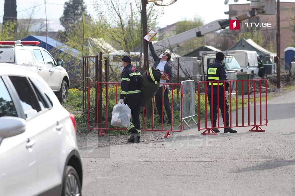Մառնեուլի դաշտային հիվանդանոցը ախտահանել են և ապամոնտաժել․ 1tv.ge
