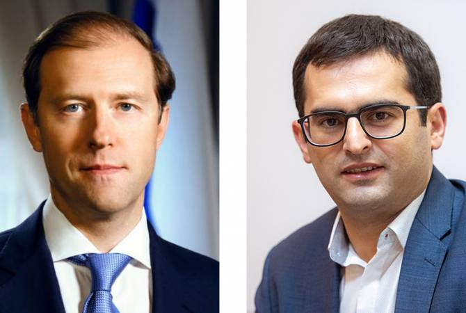 ԲՏԱ նախարարը հեռավար քննարկում է ունեցել ՌԴ առևտրի և արդյունաբերության նախարարի հետ