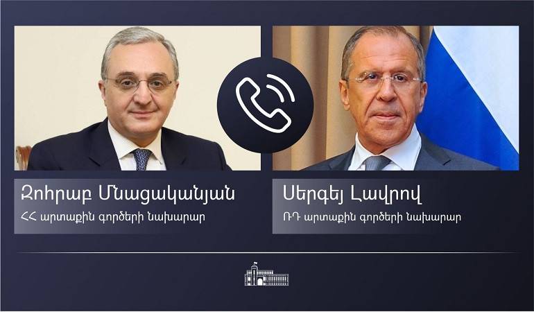 Զոհրաբ Մնացականյանը Լավրովի հետ քննարկել է ԼՂ հիմնախնդրի խաղաղ գործընթացին առնչվող հարցեր
