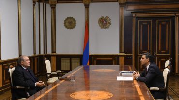 Նախագահը հանդիպում է ունեցել Արման Թաթոյանի հետ