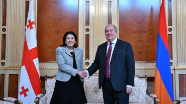 Համոզված եմ, որ համատեղ ջանքերով կկարողանանք հաղթահարել այս փորձությունը ևս. Արմեն Սարգսյանը շնորհավորական ուղերձ է հղել Սալոմե Զուրաբիշվիլիին