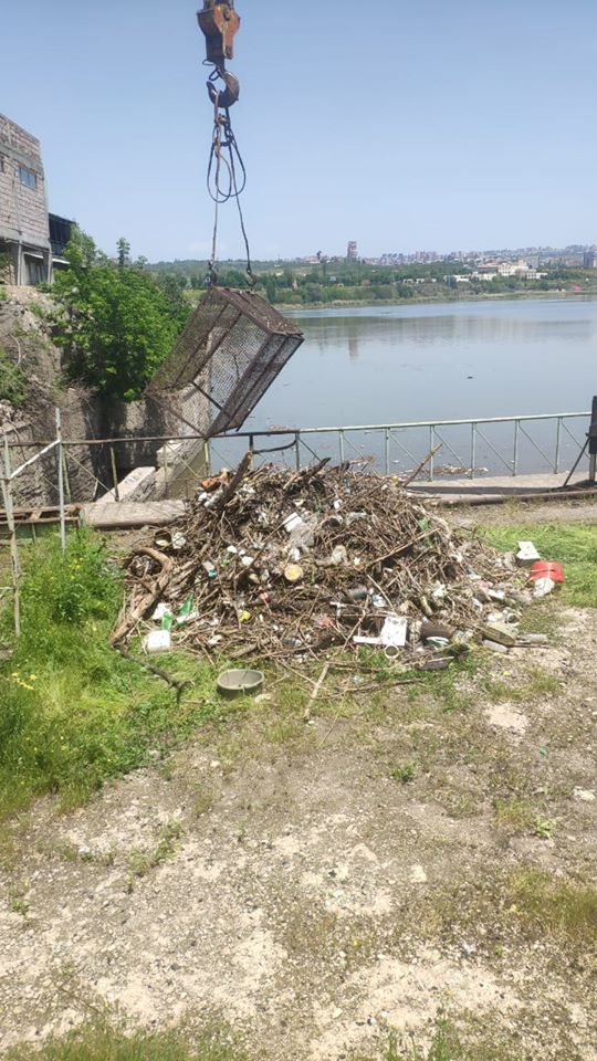 Երևանյան լիճը մաքրվում է աղբից