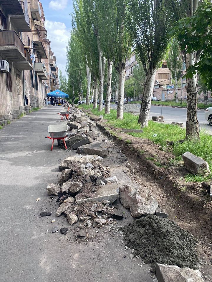 Բարեկարգվում է Արաբկիր համայնքի Հակոբ Հակոբյան փողոցը