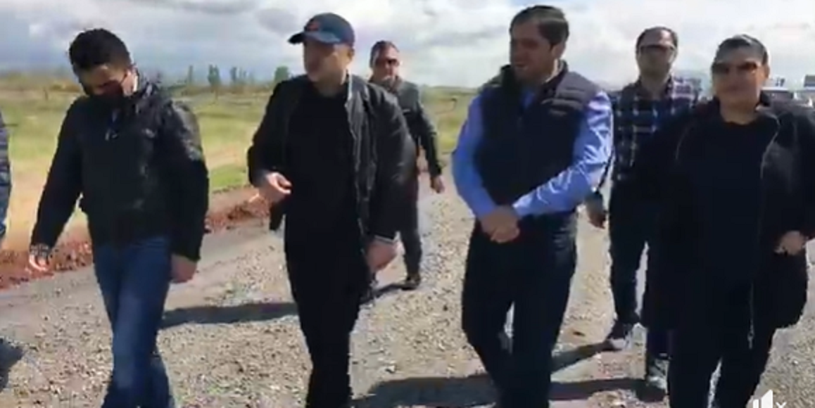 Սուրեն Պապիկյանն այցելել է Եղվարդ-Աշտարակ ճանապարհահատված
