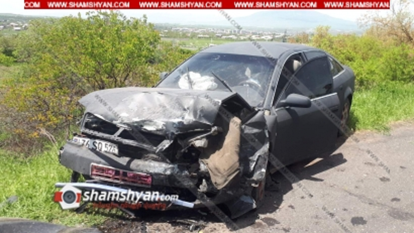 Կոտայքի մարզում բախվել են Mercedes-ն ու Audi-ն. կան վիրավորներ. shamshyan.com