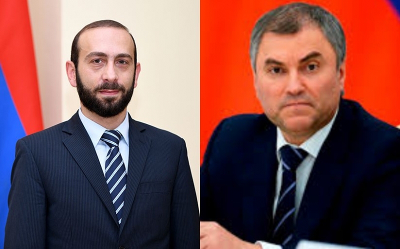 Արարատ Միրզոյանը Վոլոդինի հետ քննարկել է ՀՀ-ում և ՌԴ-ում համավարակի դեմ իրականացվող միջոցառումները