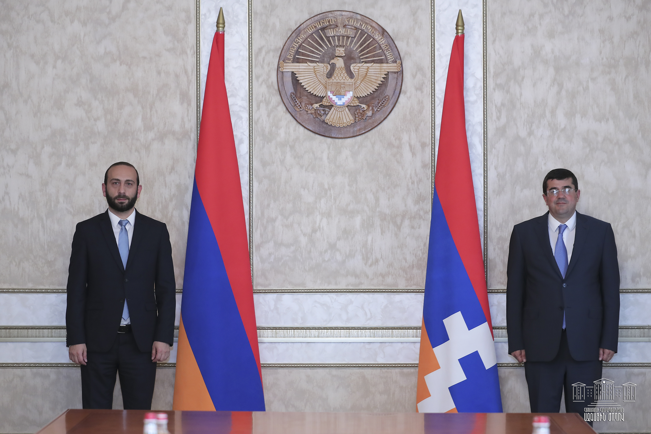 ՀՀ ԱԺ նախագահը հանդիպել է Արցախի նորընտիր նախագահի հետ