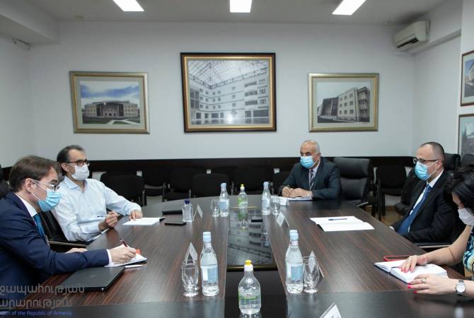 Արսեն Թորոսյանը հանդիպել է ԱՀԿ ներկայացուցիչների հետ