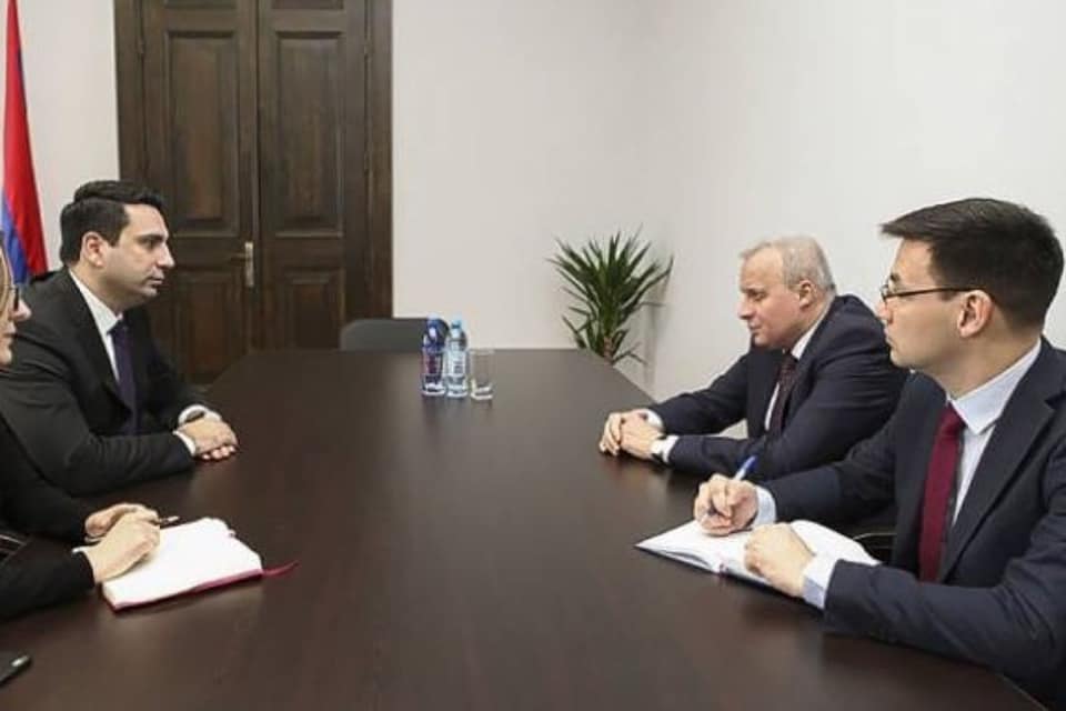 Ալեն Սիմոնյանը Սերգեյ Կոպիրկինի հետ քննարկել է ՀՀ ներքաղաքական զարգացումները