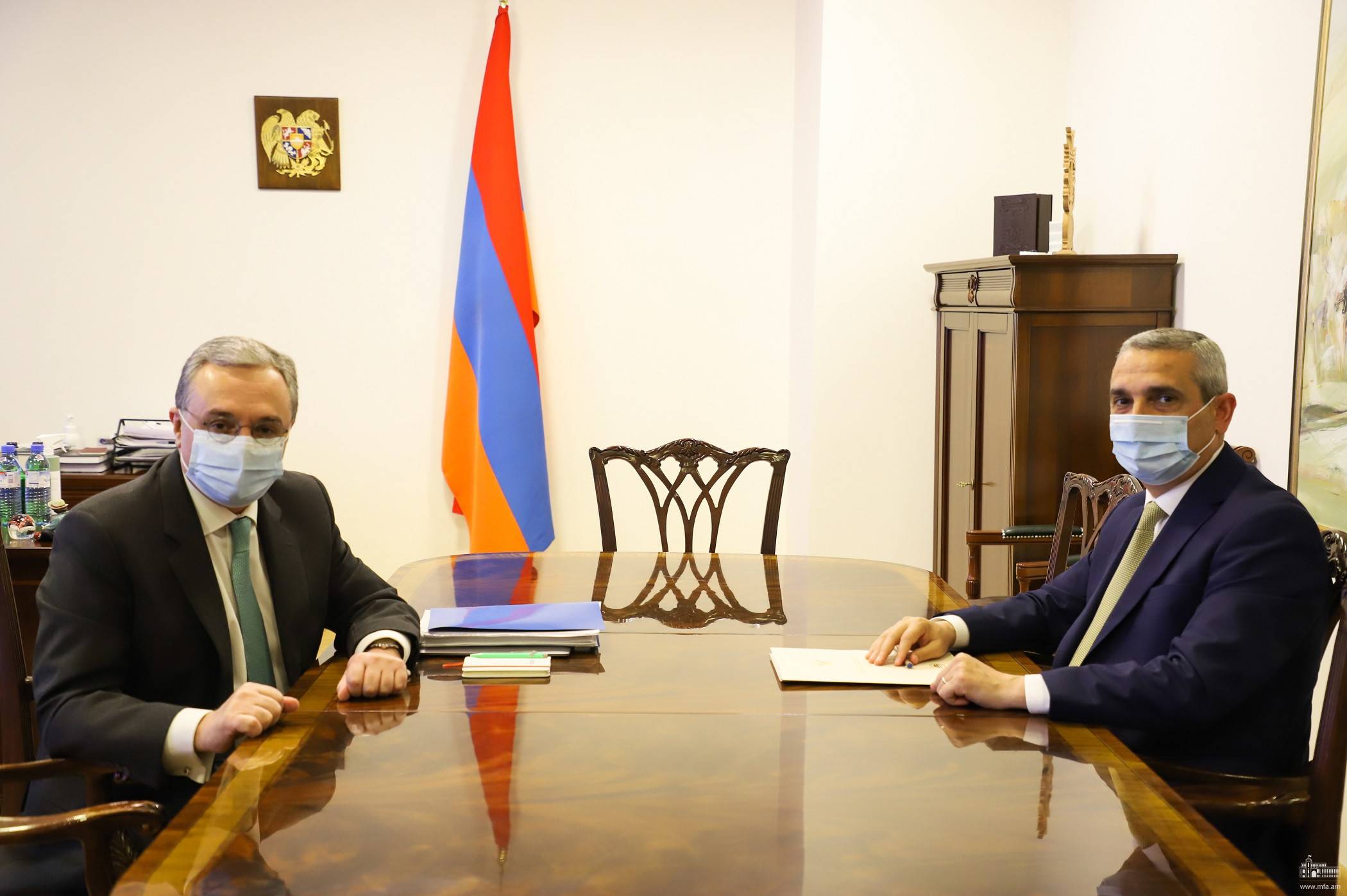 Զոհրաբ Մնացականյանը Մասիս Մայիլյանի հետ հանդիպմանը կարևորել է Արցախի ժողովրդի կողմից ընտրված իշխանության դերը խաղաղ կարգավորման գործընթացում