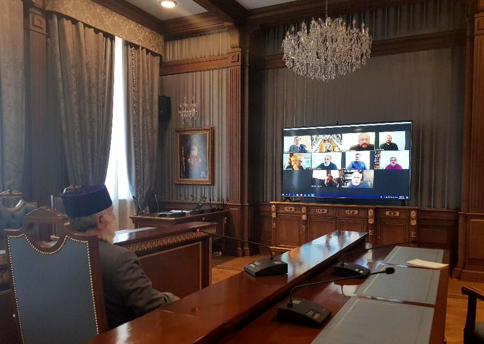 Ամենայն Հայոց Կաթողիկոսը հեռակապով  հանդիպում է ունեցել Եվրոպայի հայոց առաջնորդների հետ