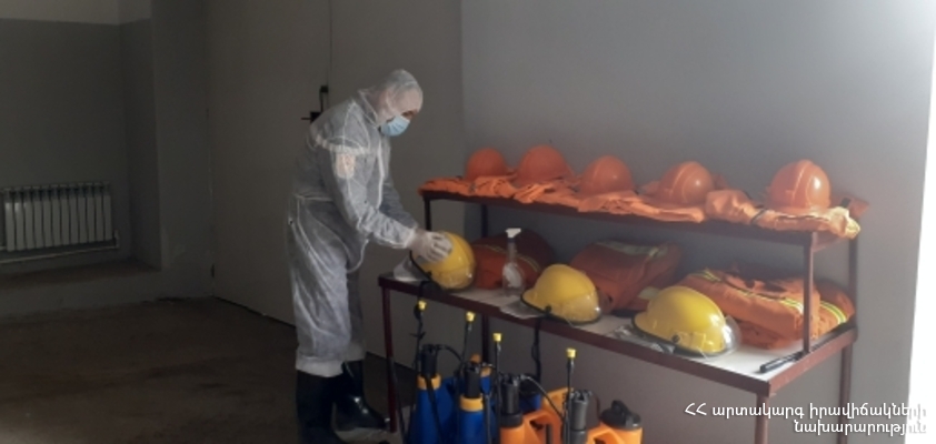 Վերջին շաբաթվա ընթացքում ԱԻՆ-ը կատարել է 8381 վարակազերծում