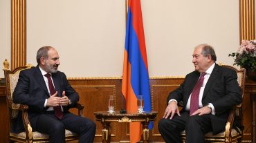 Նախագահ Արմեն Սարգսյանը շնորհավորել է վարչապետ Նիկոլ Փաշինյանին