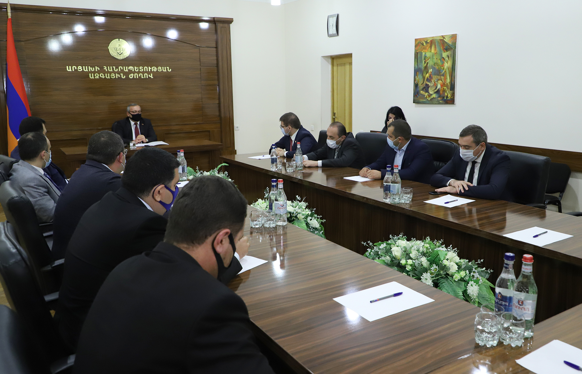 Արցախի ԱԺ նախագահն ու «Հանուն հանրապետության» քաղաքական նախաձեռնության անդամները քննարկել են Ղարաբաղյան հիմնախնդրի կարգավորմանը և խորհրդարանական համագործակցությանը վերաբերող հարցեր