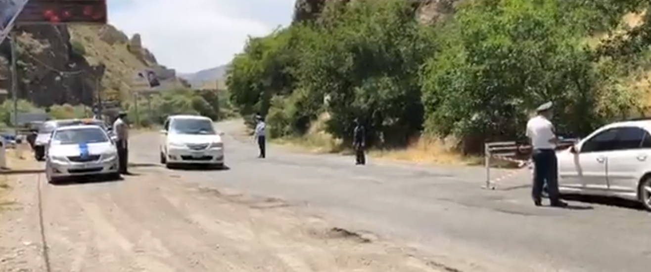 Ոստիկանության արտակարգ ծառայությունը հսկիչ-անցակետերում. Վայոց ձորի մարզ