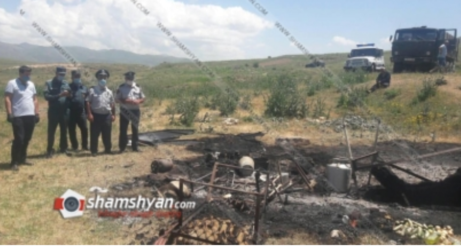 Ողբերգական դեպք Արարատի մարզում. վառված տնակում հայտնաբերվել է կնոջ կիսամոխրացած դի