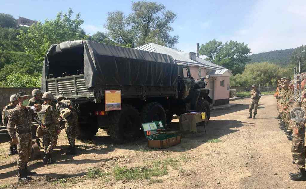 Անվտանգության կանոնների պահպանման պարապմունքներ՝ 3-րդ զորամիավորման զորամասերում