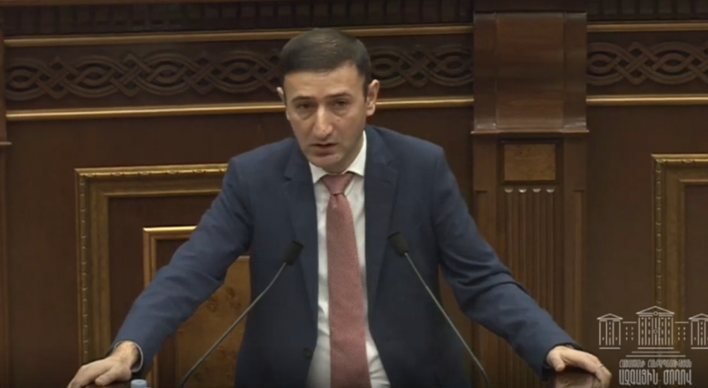 ԱԺ-ն միաձայն և ամբողջությամբ ընդունել է Հարկային օրենսգրքում լրացում կատարելու մասին Թունյանի նախագիծը